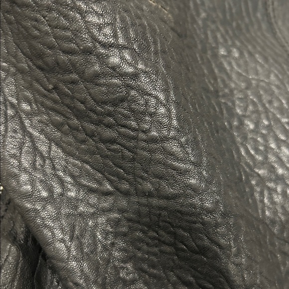 Vince Camuto Black Riley Leather Textured Tote with Silver Purse - Picture 10 of 11